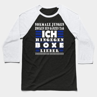 Boxen Geschenkidee Boxring Jungen Männer Sport Baseball T-Shirt